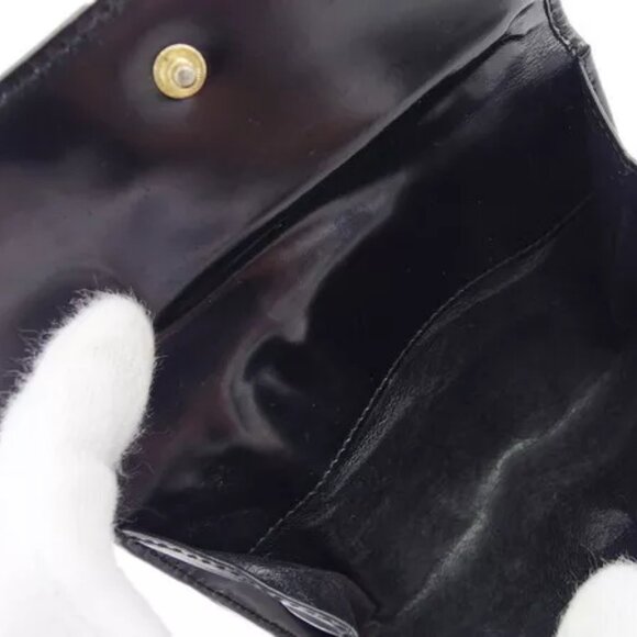 GUCCI W hook wallet logo plate Authentic Used - Picture 8 of 10